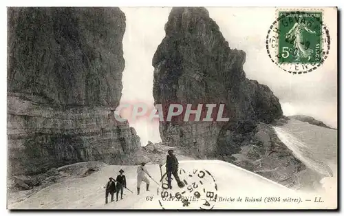 Ansichtskarte AK Gavarnie La Breche de Roland Alpinisme