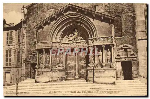 Cartes postales Arles Portail de L&#39Eglise Saint Trophime