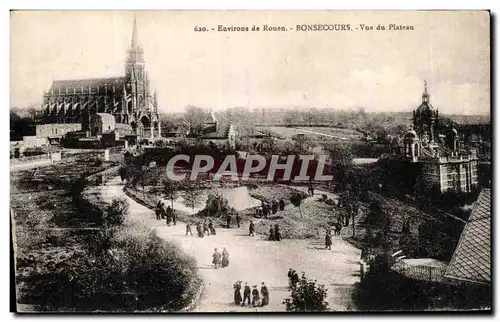 Ansichtskarte AK Bonsecours Vue de Plateau Environs de Rouen