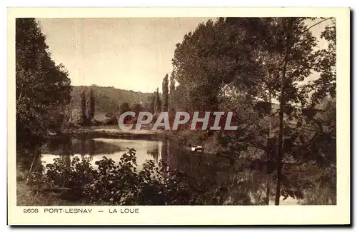 Cartes postales Port Lesnay La Loue