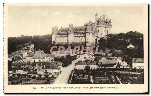 Ansichtskarte AK Chateau de Pierrefonds Vue Generale