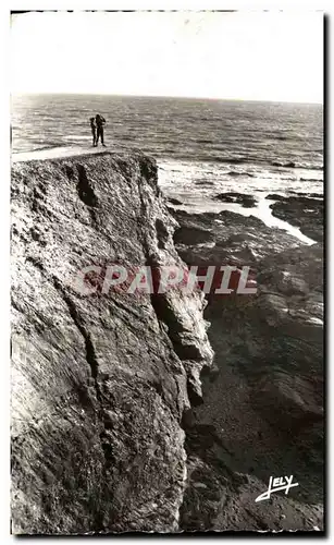 Ansichtskarte AK Entre Croix de Vie et Sion La Corniche Vendeenne Le Rocher de Saint Pierre