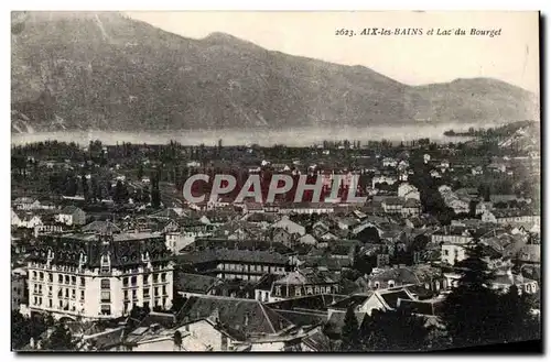 Cartes postales Aix les Bains et Lac du Bourget