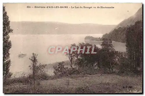 Cartes postales D&#39Aix les Bains Le Lac du Bourget vu de Hautecombe