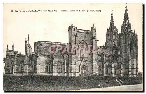 Cartes postales Environs De Chalons Sur Marne Notre Dame De Lepine