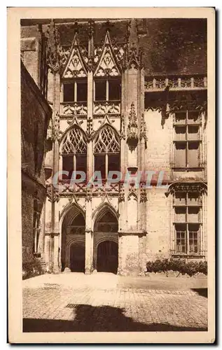 Ansichtskarte AK Chateaudun Le chateau L&#39Escalier Gothique Flamboyant