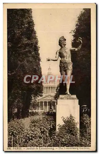 Cartes postales Paris Jardins Du Luxembourg