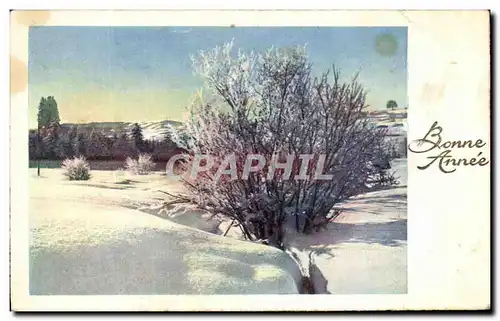 Cartes postales Fantaisie Paysage dans la neige