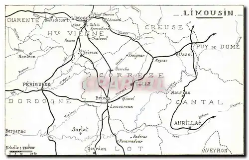Cartes postales Limousin