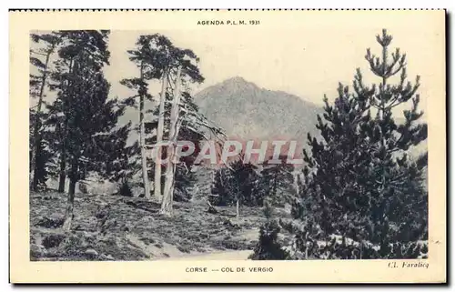 Ansichtskarte AK Corse Col De Vergio Corsica