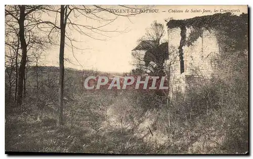 Ansichtskarte AK Nogent Le Rotrou Chateau de Saint Jean les Contreforts