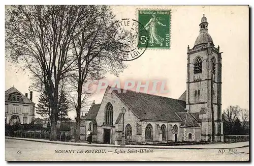 Cartes postales Nogent Le Totrou Eglise Saint Hilaire