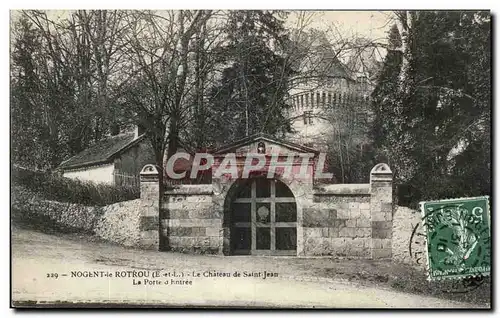 Cartes postales Nogent Le Rotrou Chateau de Saint Jean La Porte d&#39entree