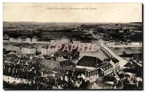 Cartes postales Gray Panorama pris du Clocher