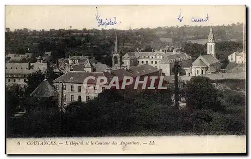 Cartes postales Coutances L'Hopital et le Couvent des Augustines