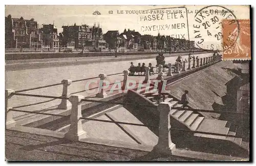 Cartes postales Le Touquet Paris Plage La Digue promenade