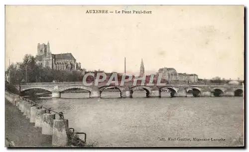 Cartes postales Auxerre Le Pont Paul Bert