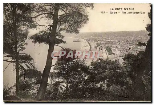 Cartes postales La Cote D&#39Azur Nice Vue Panoramique