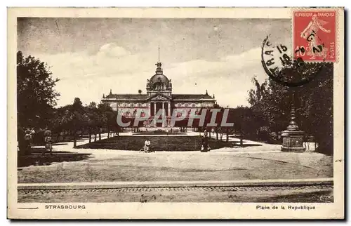 Cartes postales Strasbourg Place de La Republique