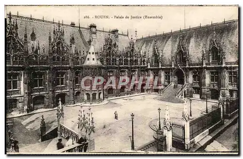 Cartes postales Rouen Palais de Justice