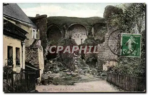 Cartes postales Laon Ruines de la Porte de Soissons