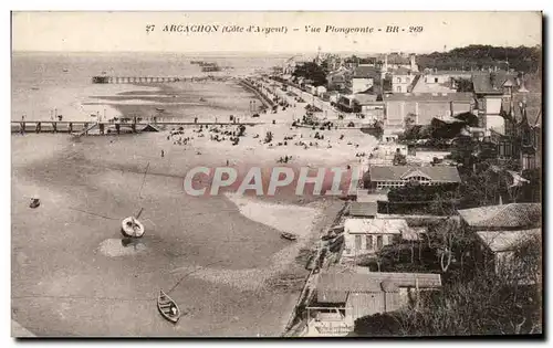 Ansichtskarte AK Arcachon Vue Plongeante