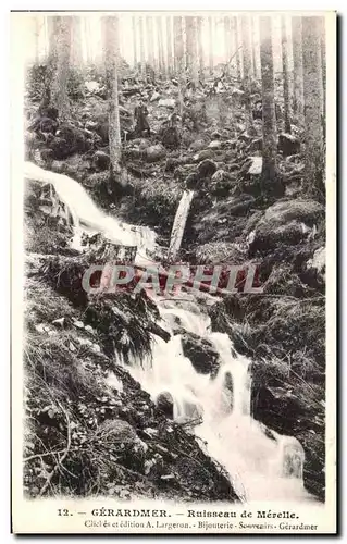 Cartes postales Gerardmer Ruisseau de Merelle