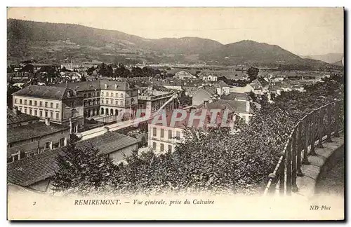 Cartes postales Remiremont Vue Generale Prise du Calvaire