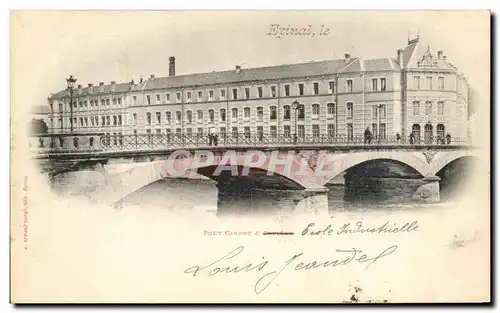 Ansichtskarte AK Epinal Pont Carnot et college