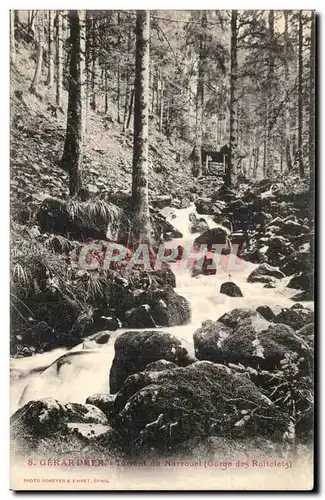 Ansichtskarte AK Gerardmer Torrent de Narrouel Gorge des Roitelets