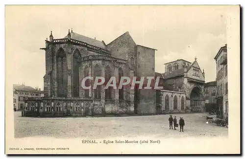 Cartes postales Epinal Eglise Saint Maurice Enfants