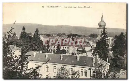 Cartes postales Remiremont Vue Generale Prise du Calvaire