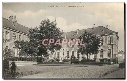 Cartes postales Remiremont L&#39Abbaye et le Jardin