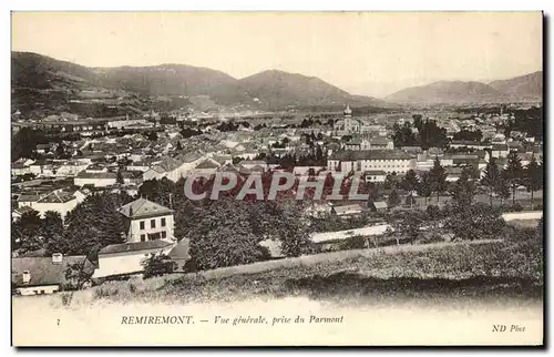 Cartes postales Remiremont Vue Generale Prise du Parmont