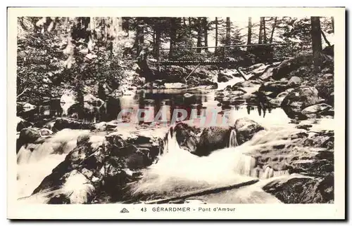 Cartes postales Gerardmer Pont d&#39Amour