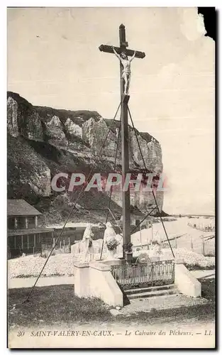 Cartes postales Saint Valery En Caux Le Calvaire des Pecheurs