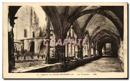 Cartes postales Abbaye De Saint Wandrille Le Cloitre