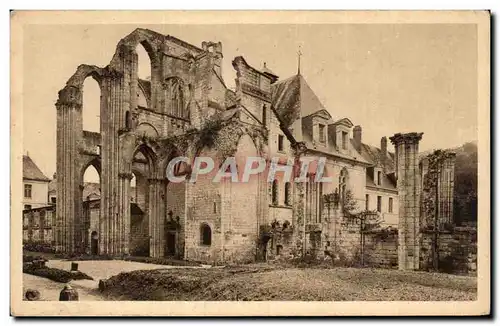 Cartes postales Abbaye de Saint Wandrille Ruines de l&#39Eglise Abbatiale