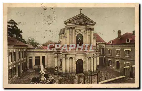 Ansichtskarte AK La Chapelle des Carmelites de Lisieux La Facade