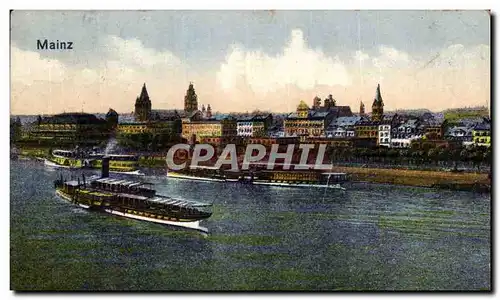 Cartes postales Mainz Bateau