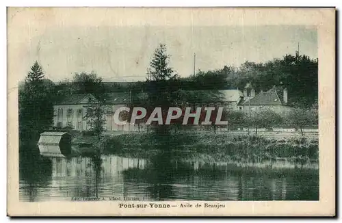 Ansichtskarte AK Pont Sur Yonne Asile De Beaujeu