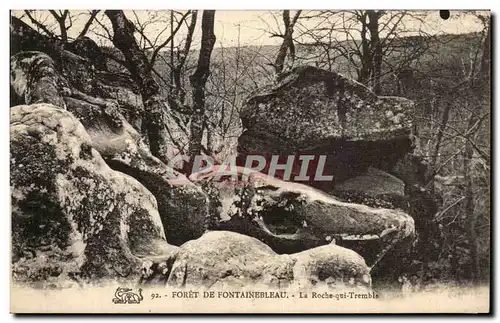 Cartes postales Foret De Fpntainebleau La Roche Qui Tremble