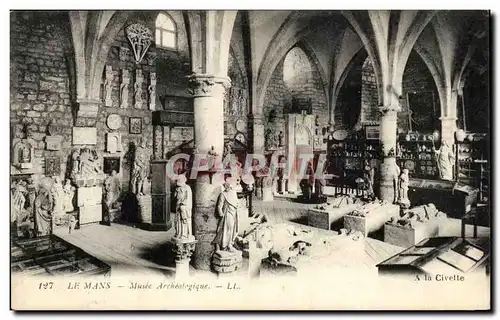 Cartes postales Le Mans Musee Archeologique