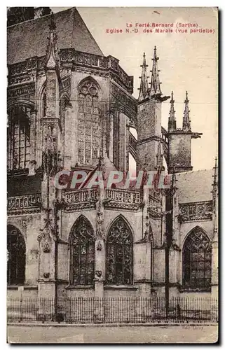 Cartes postales La Ferte Bernard Eglise des Marais