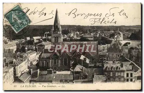 Cartes postales La Fleche Vue generale