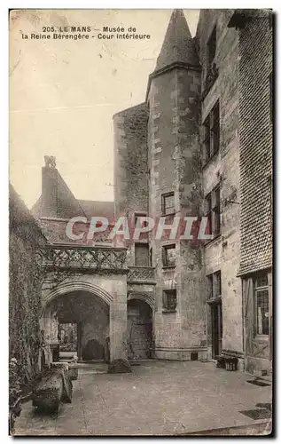 Cartes postales Le Mans Musee de La Reine Berengere Cour Interieure