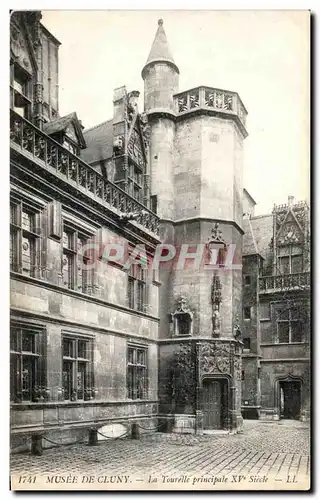 Cartes postales Musee De Cluny La Tourelle Principale Paris