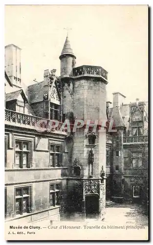 Ansichtskarte AK Musee De Cluny d&#39Honneur Tourelle Du Batiment Principal Paris