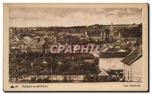 Cartes postales Paray Le Monial Vue Generale