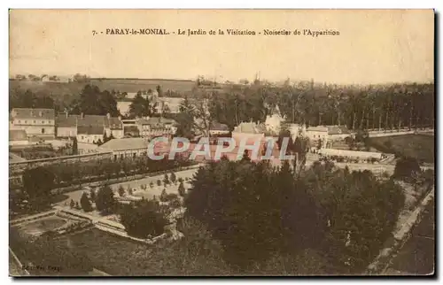 Cartes postales Paray le Monial Le Jardin de la Visitation Noisetier de l&#39Apparition